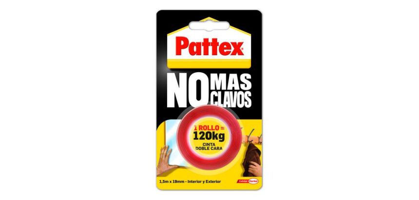 Cinta adhesiva de doble cara extrafuerte No mas clavos 1,5 m Pattex
