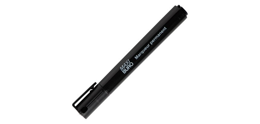 Marqueur permanent noir - Maxiburo