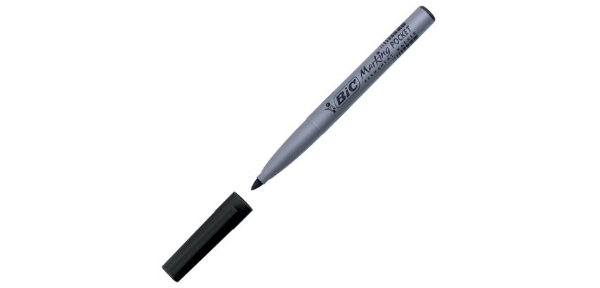 Marqueur permanent Bic Marking Pocket pointe ogive 4,2 mm