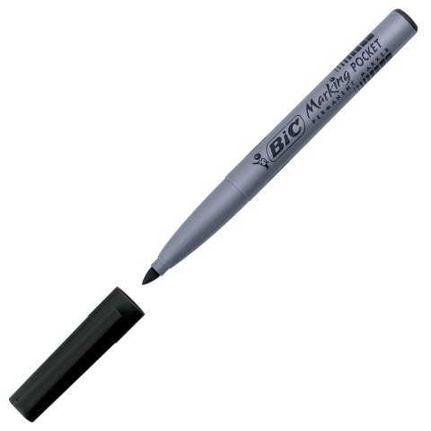 Rotulador Bic Marking pocket negro