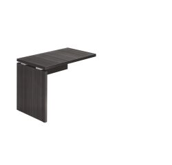 Retour suspendu L 100 x P 60 cm piétement plein bois - Milano