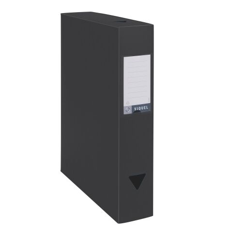 Boîte de classement plastique Viquel dos 6 cm couleur