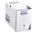 Boîte à archives blanches dos 18 cm - Maxiburo