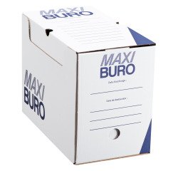 Boîte à archives blanches dos 18 cm - Maxiburo