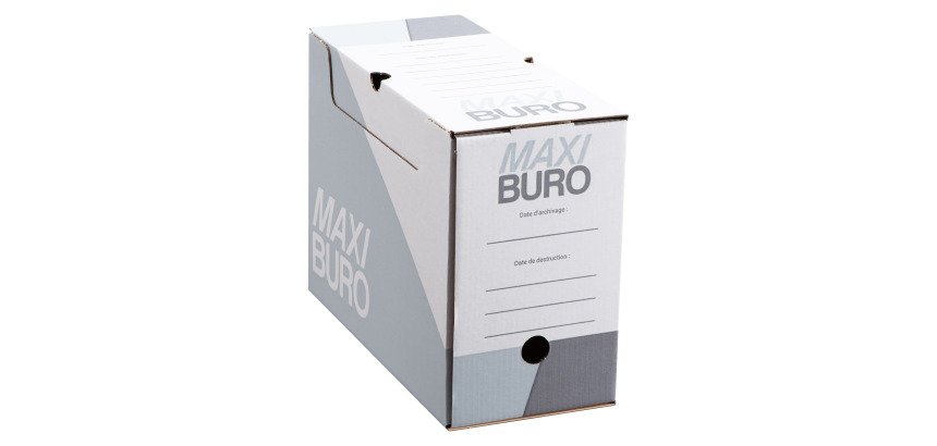 Boîtes archives couleurs dos 15 cm - Maxiburo