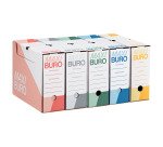 Boîtes archives assorties 10 cm - Maxiburo