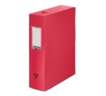 Boîte de classement plastique Viquel dos 8 cm couleur