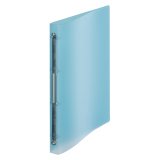 Classeur 4 anneaux plastique Viquel A4 dos 2 cm couleurs pastels translucides assorties