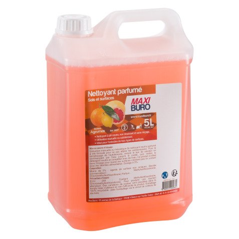 Nettoyant sols et surfaces 5 L parfum agrumes - Maxiburo