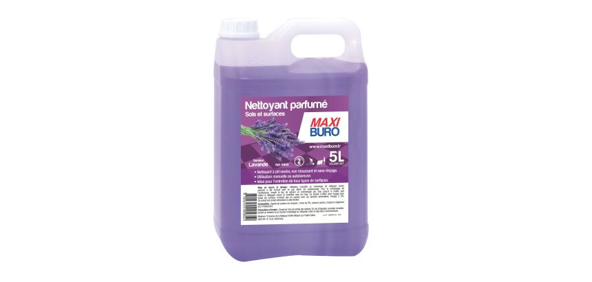Nettoyant sols et surfaces 5L parfum lavande - Maxiburo