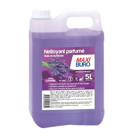 Nettoyant sols et surfaces 5L parfum lavande - Maxiburo