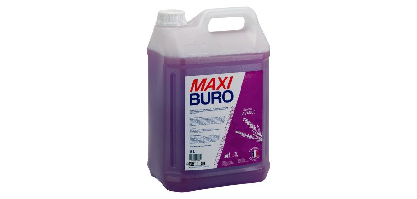 Nettoyant sols et surfaces 5L parfum lavande - Maxiburo