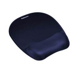 Alfombrilla con reposamuñecas Espuma Memory Foam Fellowes azul marino