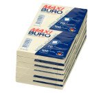 Notes repositionnables jaunes 75 x 75 mm - Maxiburo