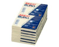 Herkleefbare notes geel Maxiburo formaat 75 x 75 mm