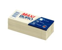 Selbstklebende Notizen gelb Maxiburo Format 40 x 50 mm