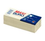 Notes repositionnables jaunes format 50 x 40 mm - Maxiburo - bloc de 100 feuilles