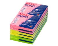 Wiederklebbare Notizen Neon Maxiburo 75 x 75 mm