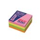 Notes repositionnables néon 75x75 mm - Maxiburo - bloc de 400 feuilles