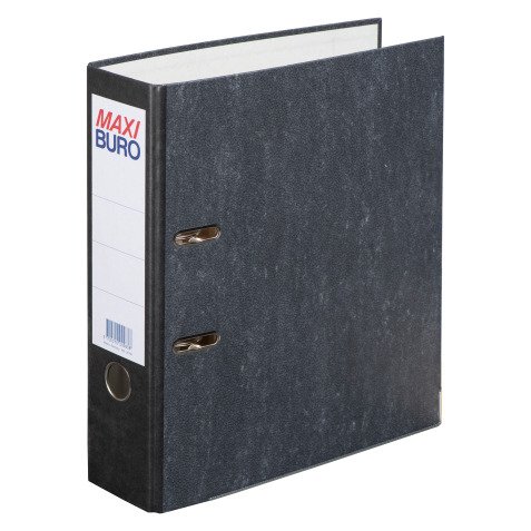 Classeur à levier - Gris anthracite - Dos de 8 cm - Maxiburo