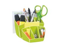 Multipots à crayons plastique Cep Gloss vert anis