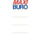 Etiquettes pour classeurs à levier 8 cm - Maxiburo