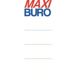 Etiquettes pour classeurs à levier 8 cm - Maxiburo