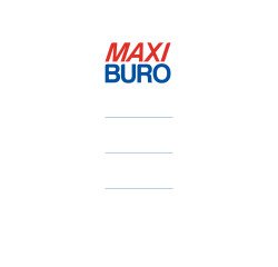 Etiquettes pour classeurs à levier 8 cm - Maxiburo