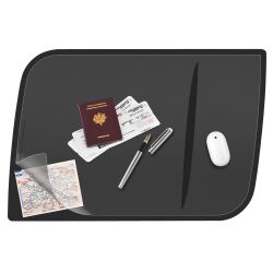 Table-mat with flap Cep confort 66,4 x 44,4 cm black