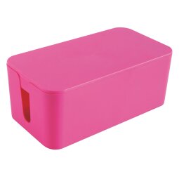 Storing box cables pink