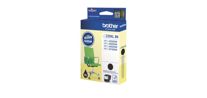 Cartouche Brother LC229XL haute capacité encre noire pour imprimante jet d'encre