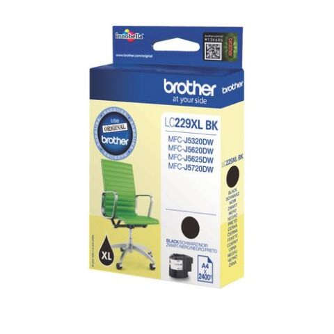 Brother LC229XL cartucho original negro de alta capacidad (2400 páginas)