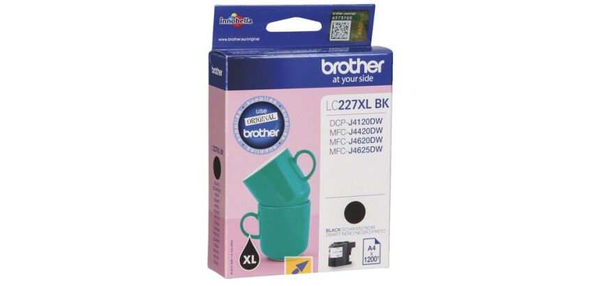 Cartouche Brother LC227XL haute capacité encre noire pour imprimante jet d'encre