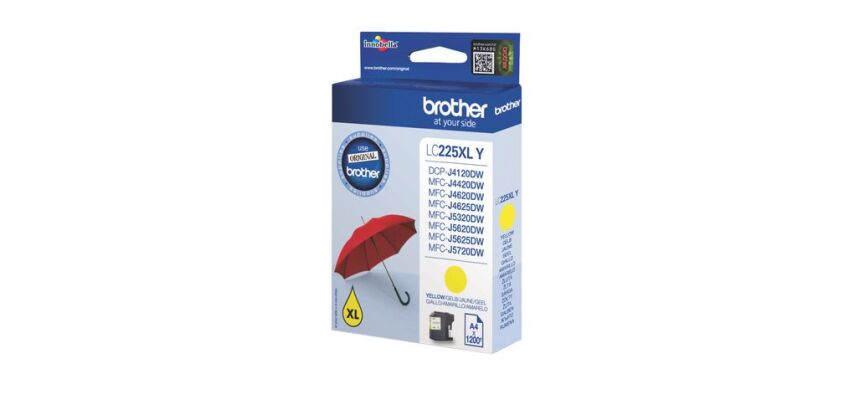 Cartridge Brother LC225XL high capacity separated colours for inkjet printer