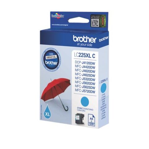 Brother LC225XL cartucho original cian alta capacidad