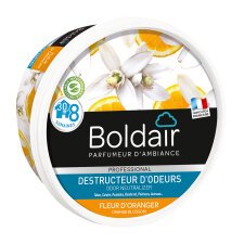 Désodorisant gel Boldair destructeur d'odeurs Fleur d'oranger - Pot de 300 g