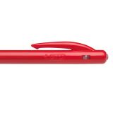 Stylo bille Bic M10 rétractable pointe 1 mm - écriture moyenne rouge