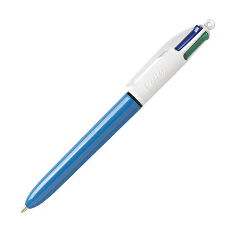 Kugelschreiber Bic 4 Farben Original einschnappbar Punkt 1 mm medium Schreiben