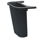 Bac de séparation noir pour poubelle de tri sélectif Rubbermaid