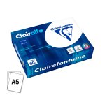 Ramette papier Clairefontaine Clairalfa A5 14,8 x 21 cm - 80 gr - 500 feuilles - blanc