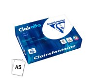 Papier A5 wit 80 g Clairefontaine Clairalfa - Riem van 500 vellen