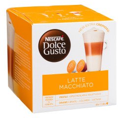 Schachtel mit 16 Kaffeekapseln Nescafé Dolce Gusto Latte Macchiato
