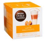 Café Nescafé Latte Macchiato en capsule pour Dolce Gusto - Boîte de 16