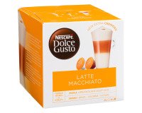 Capsules de café Nescafé Dolce Gusto Latte Macchiato - Boîte de 8 + 8