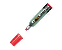 Marqueur permanent Bic Onyx Market Mini pointe biseautée de 2,7 à 6,2 mm rouge