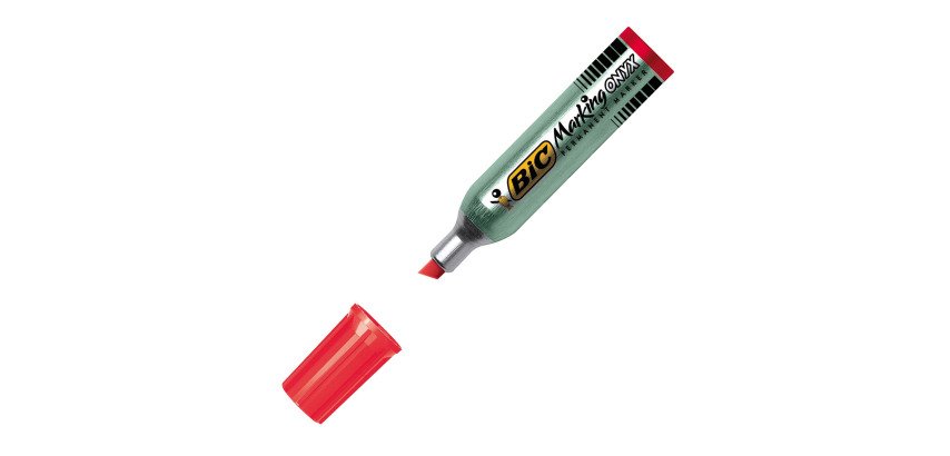 Marqueur permanent Bic Onyx Market Mini pointe biseautée de 2,7 à 6,2 mm