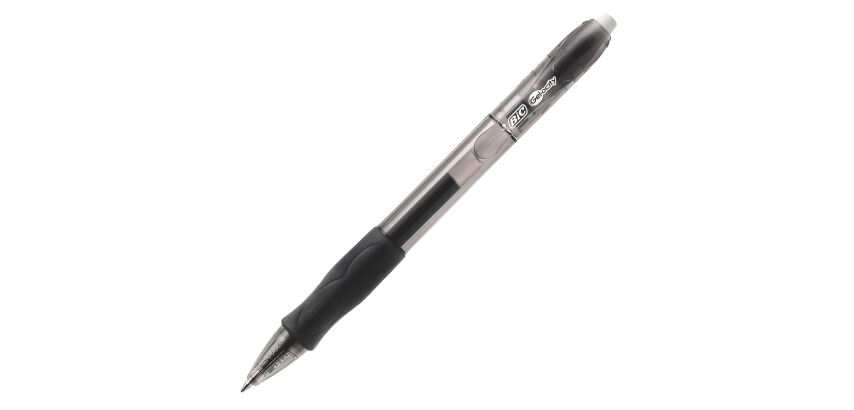 Stylo roller Bic Gelocity rétractable pointe 0,7 mm - écriture moyenne