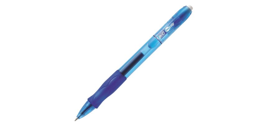 Stylo roller Bic Gelocity rétractable pointe 0,7 mm - écriture moyenne