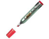 Marqueur permanent Bic Onyx Market Maxi pointe biseautée de 2,7 à 6,2 mm rouge