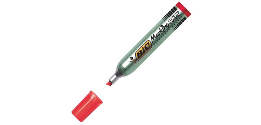 Marqueur permanent Bic Onyx Market Maxi pointe biseautée de 2,7 à 6,2 mm